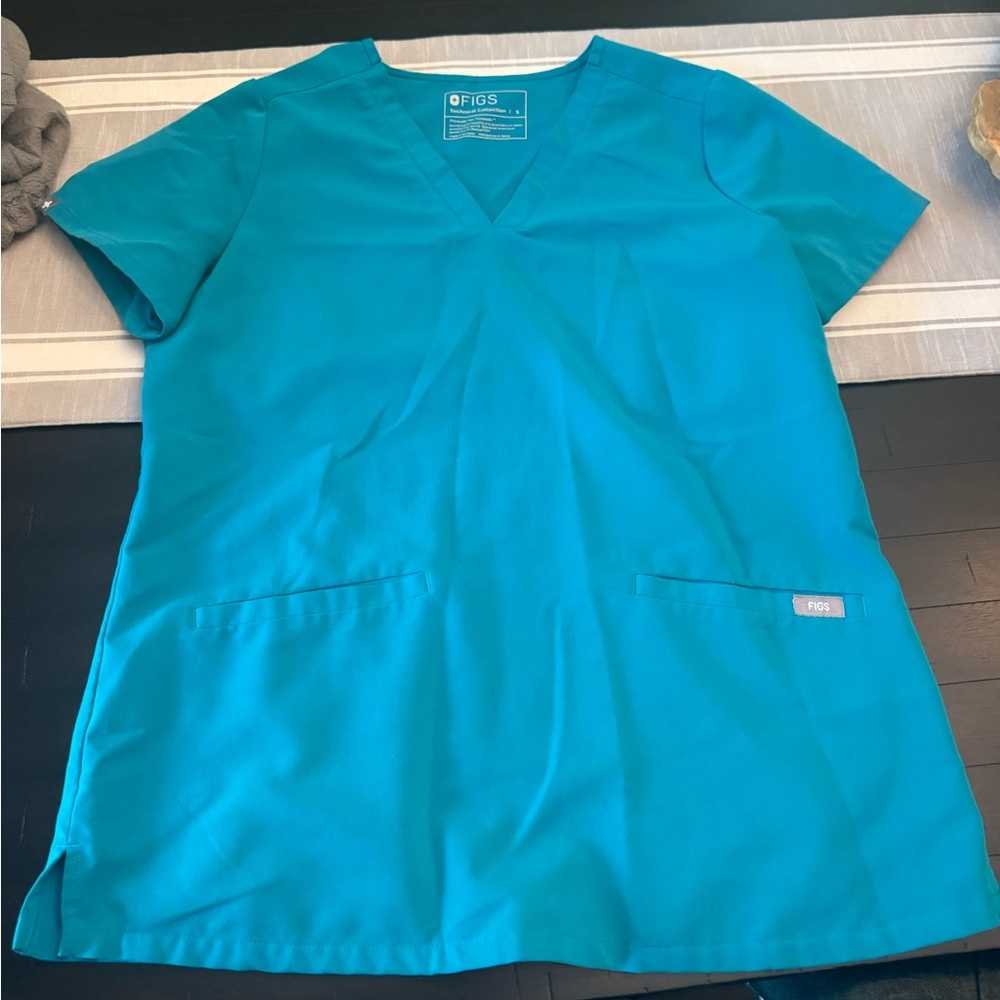 Teal Casma Three Pocket Figs